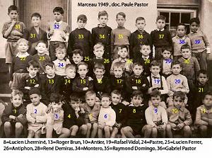 ECOLE MARCEAU GARCONS 1949 XXX
